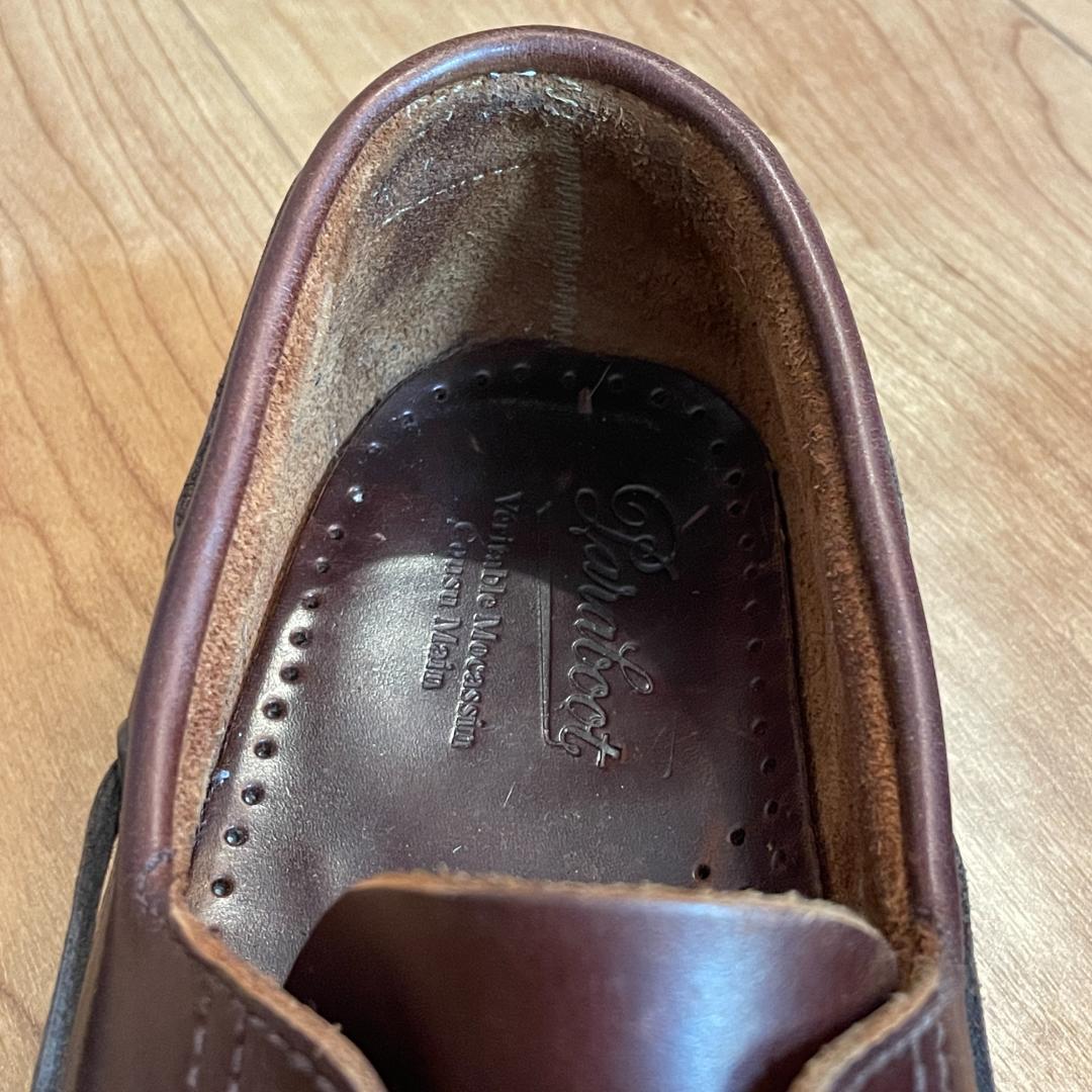 中古　パラブーツ　6 バース ブラウン　アメリカ Paraboot　0720