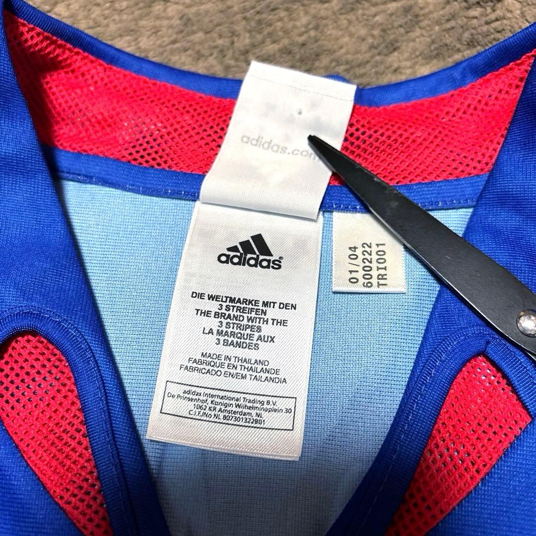 【美品】フランス代表 2004 ホーム ユニフォーム ジダン アディダス #10