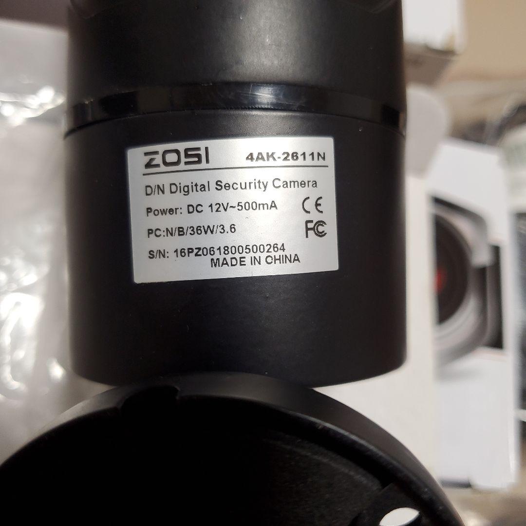 ZOSI HDデジタルセキュリティカメラ 3台セット