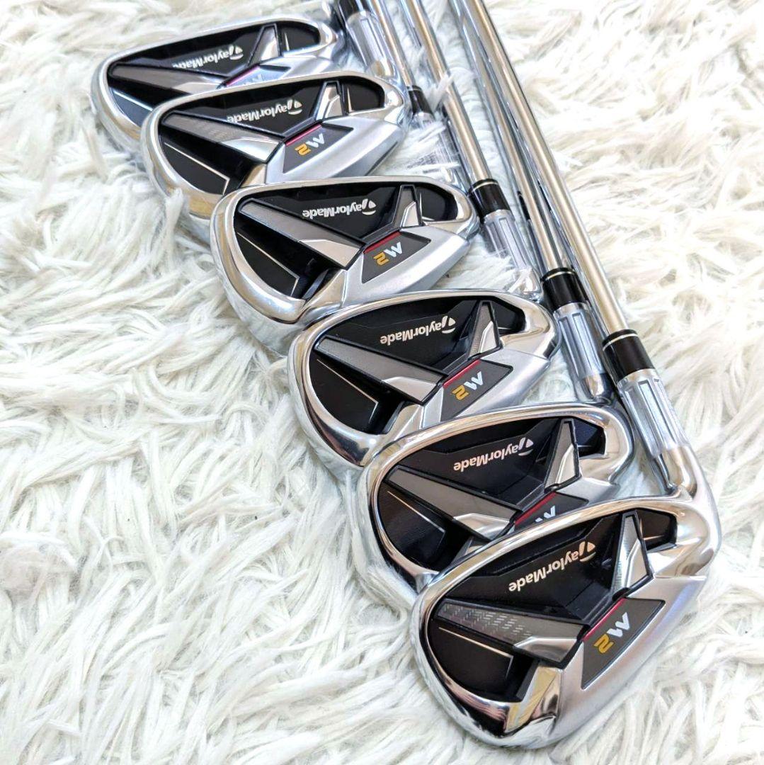 ✨美品✨ 左利き レフティ テーラーメイド M2 メンズアイアン 6本セット S
