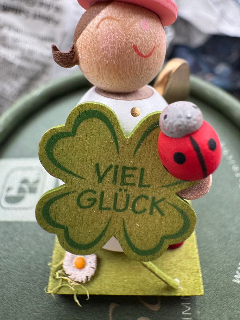 ギュンターライヒェル　てんとう虫　クローバー　天使