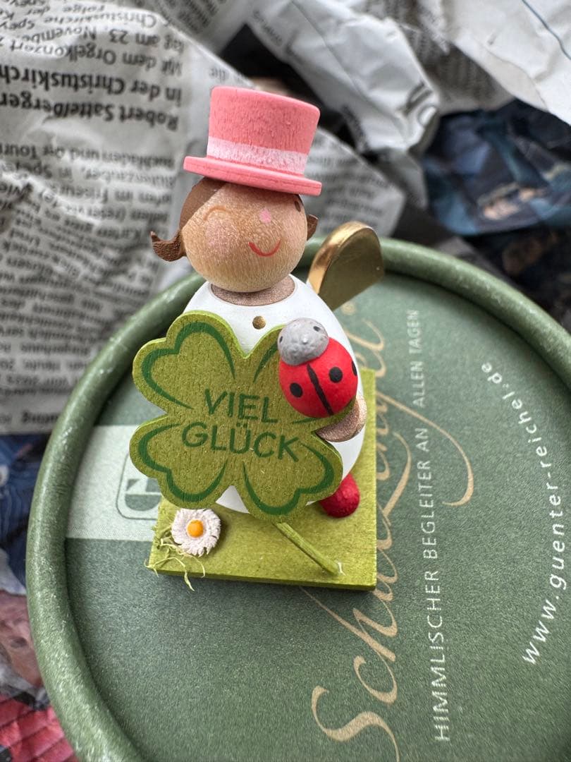 ギュンターライヒェル　てんとう虫　クローバー　天使