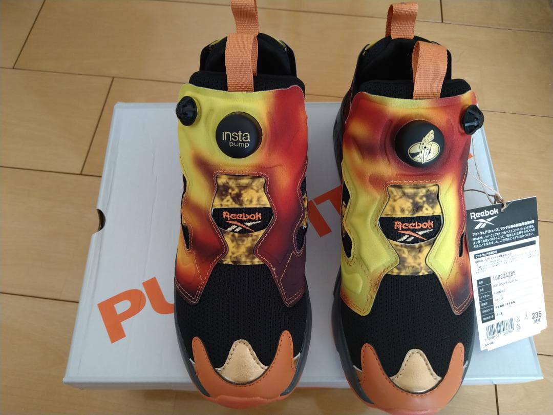 B'z稲葉浩志インスタポンプ フューリー 94 マグマ ブラックオレンジ23.5