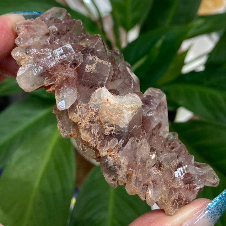 レピドクロサイト 原石 クラスター