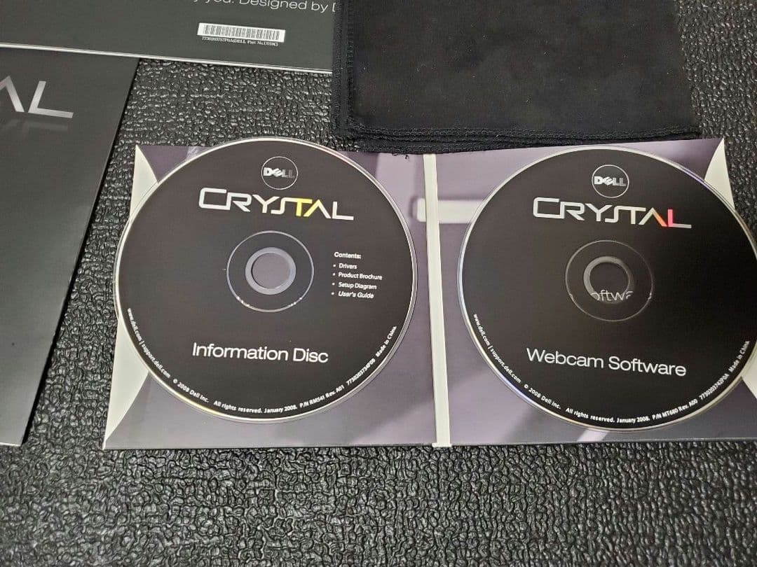 ★レア　2008年製　DELL　Crystal LCDディスプレイ　ガラス製