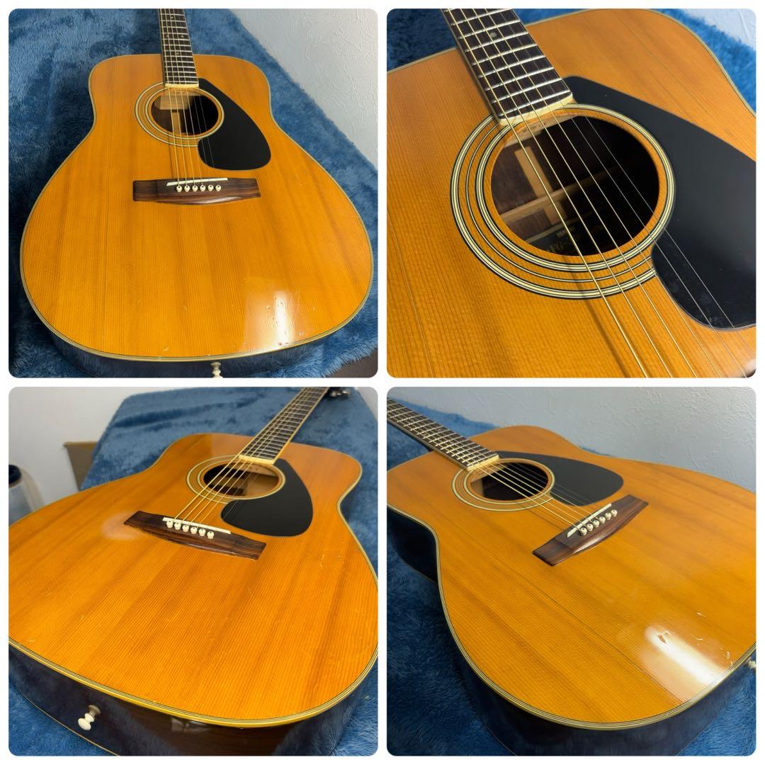 YAMAHA FG-300J 黒ラベル　ビンテージ　純正ハードケース付き
