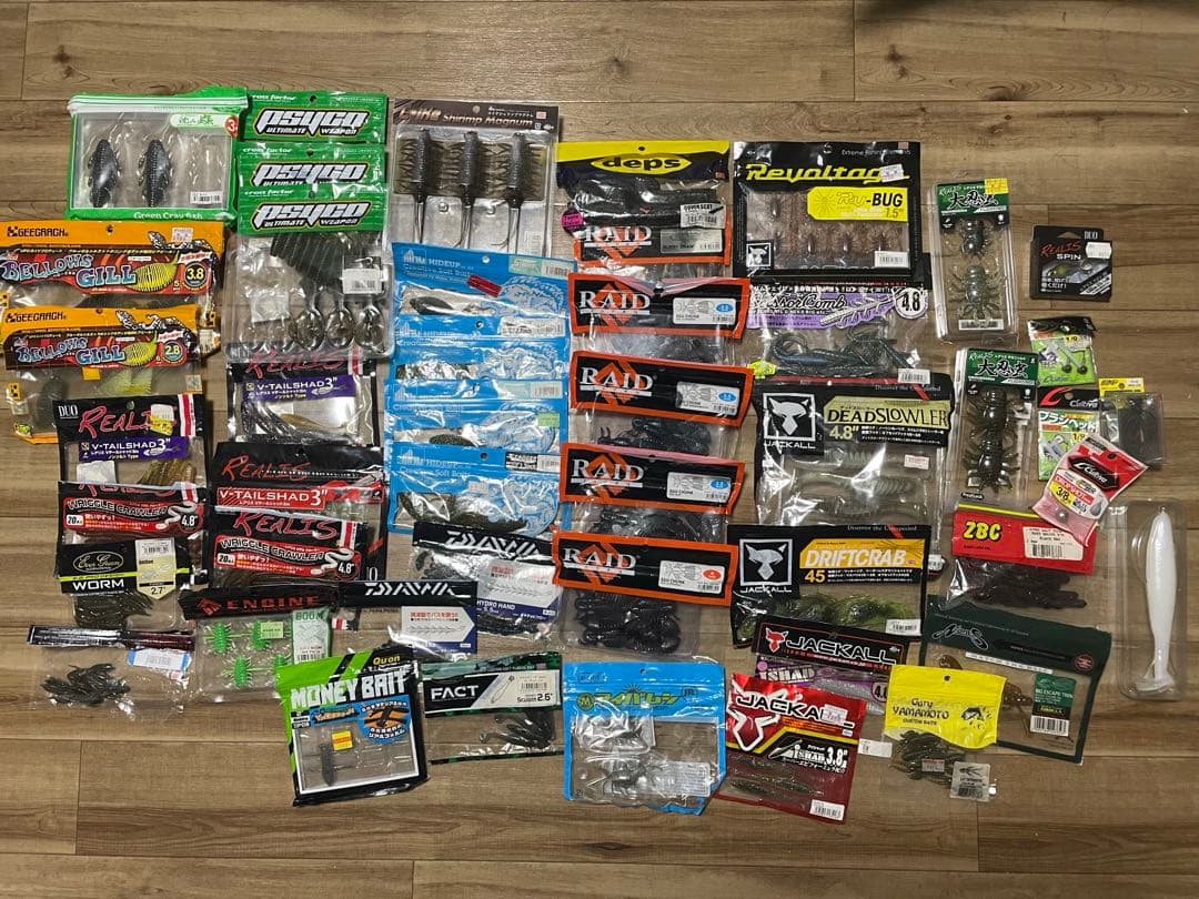 バス釣り引退セット　ベイトリールslx付き