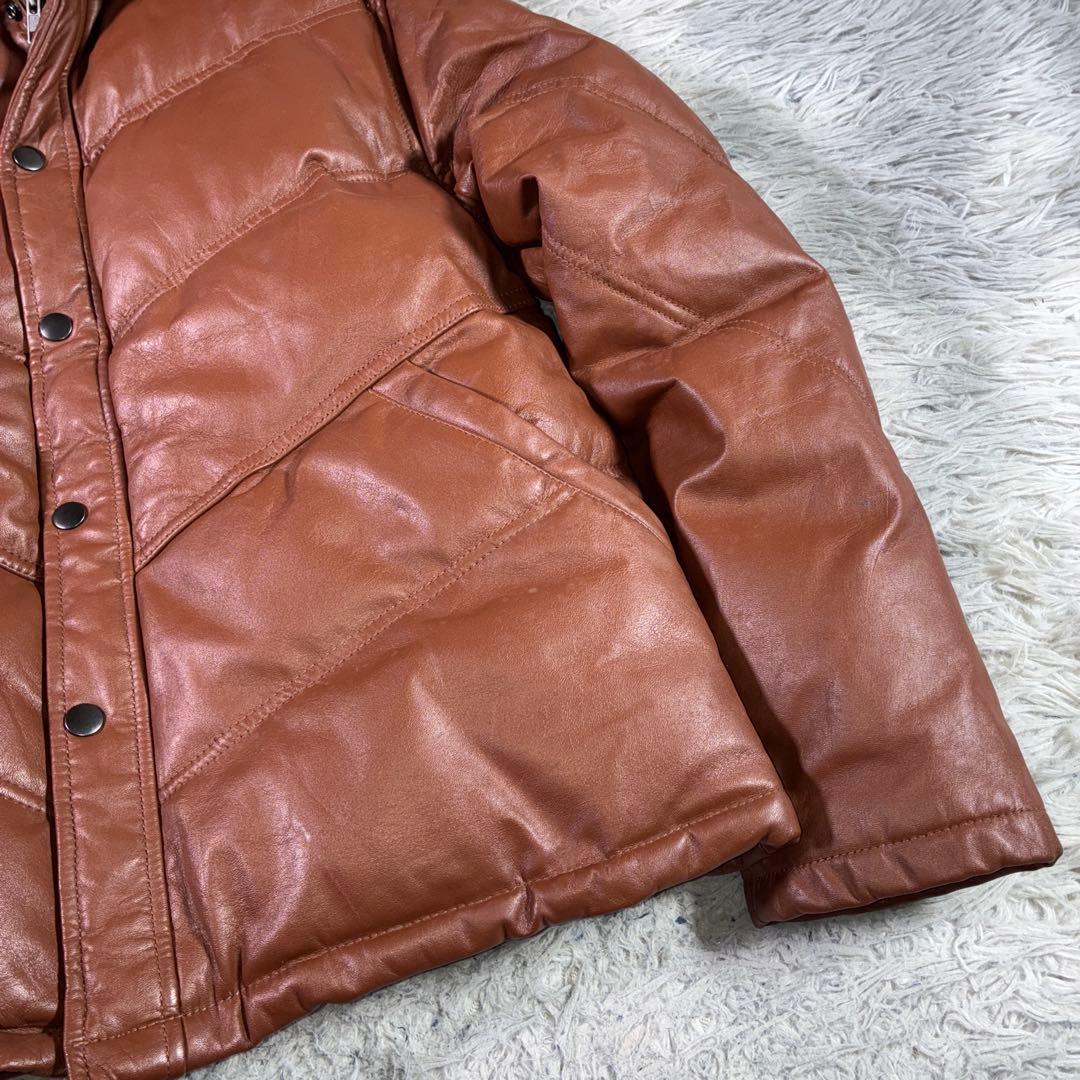 Liugoo Leathers 本革 馬革レザーダウンジャケット L