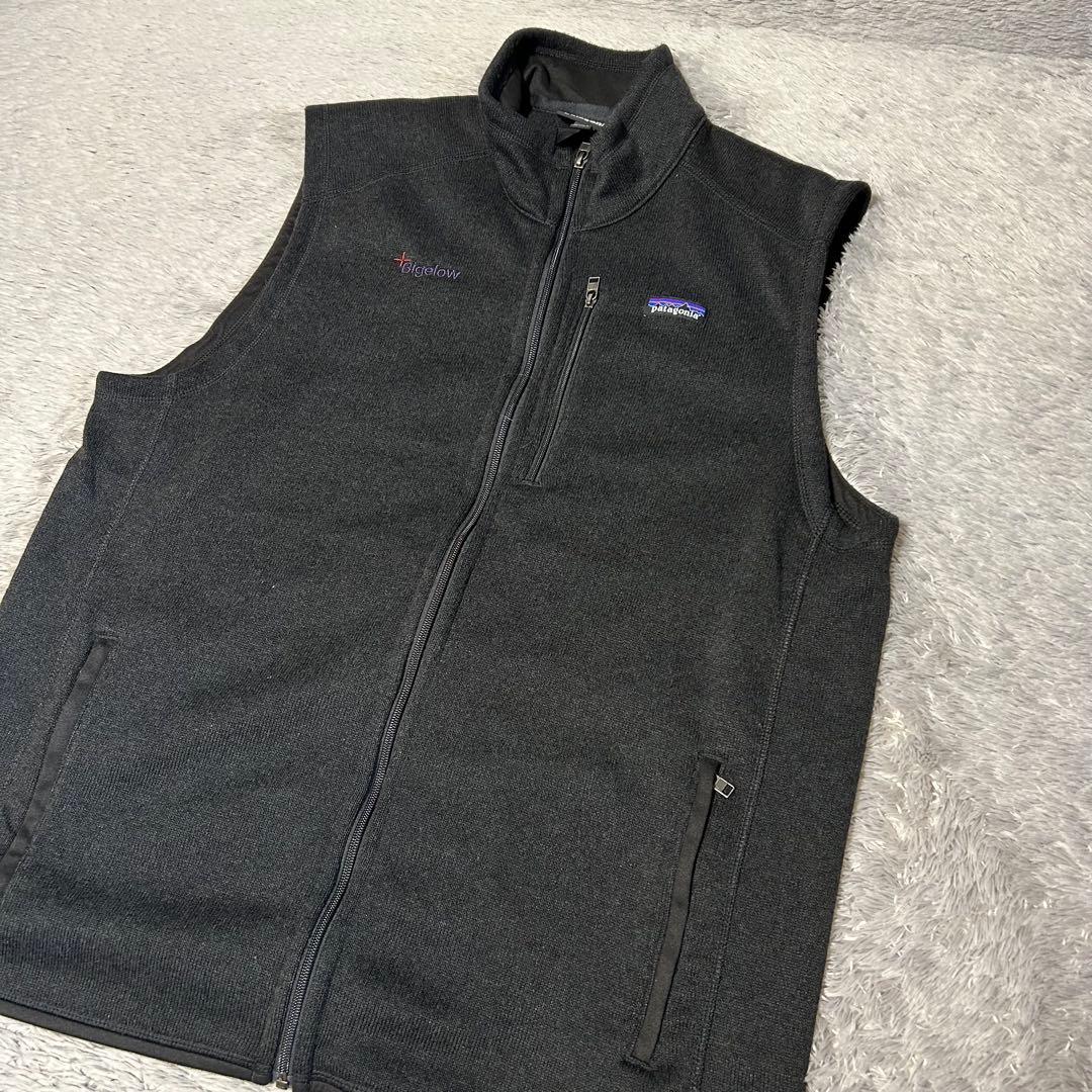 patagonia パタゴニア　ニットベスト　企業ロゴbigelow XXL