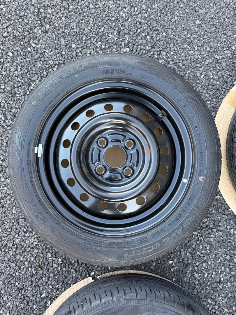 155/65R14 [2/2] 14インチ スチールホイール 2分割の内の2本