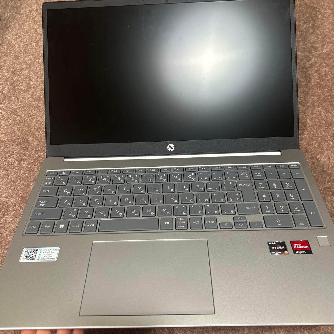 新品同様Bluetoothマウス付HP 15-fc0xxxノートパソコン