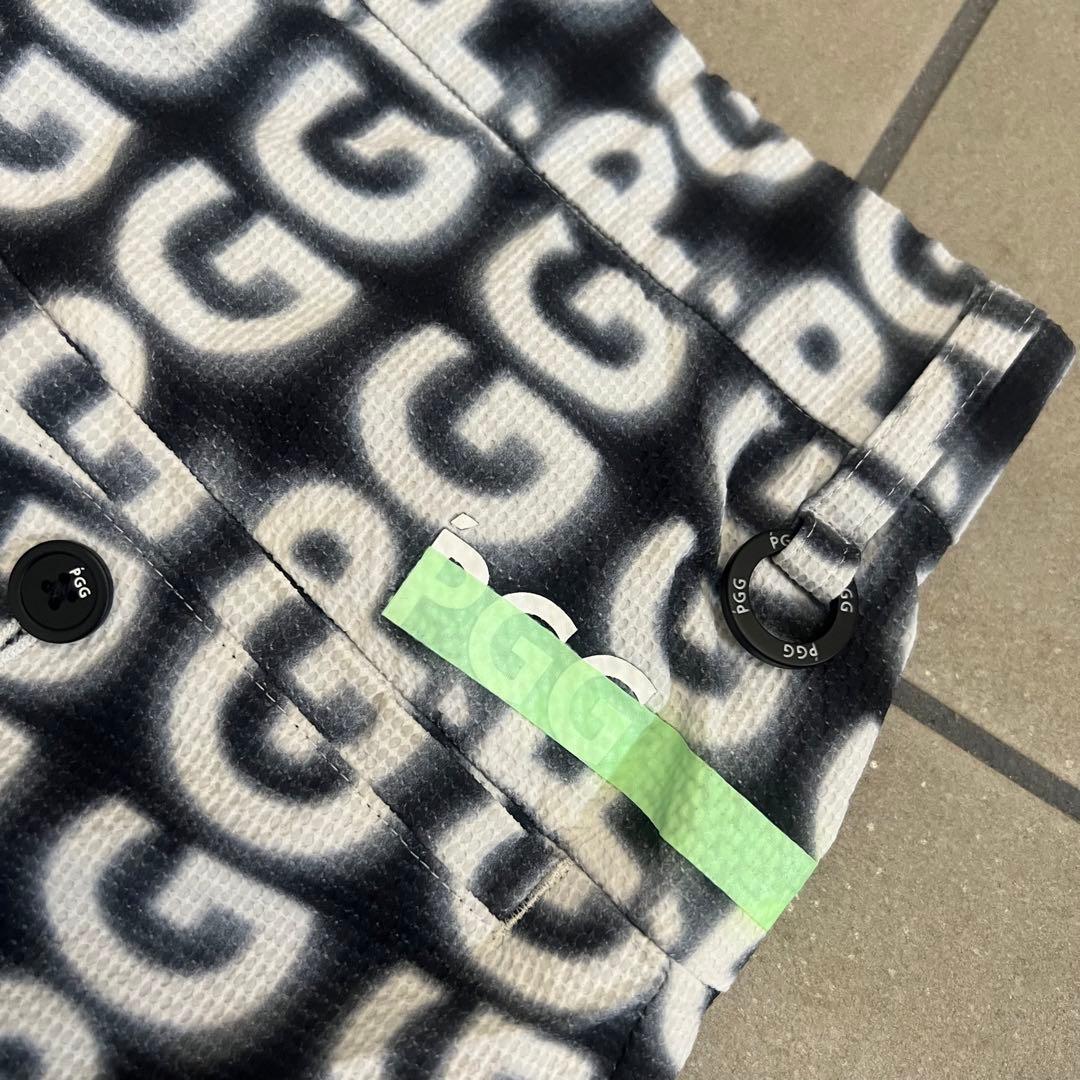 Pearly gates パーリーゲイツ　総柄　ハーフパンツ　メンズ　ロゴ　M