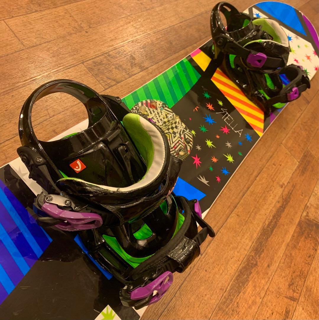 送料込！HEAD 142 K2 23cm レディーススノーボードフルセット！