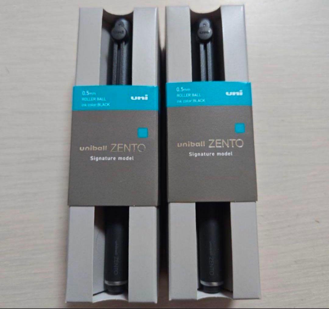 ユニボールゼント uniball ZENTO シグニチャーモデル ブラック　2本
