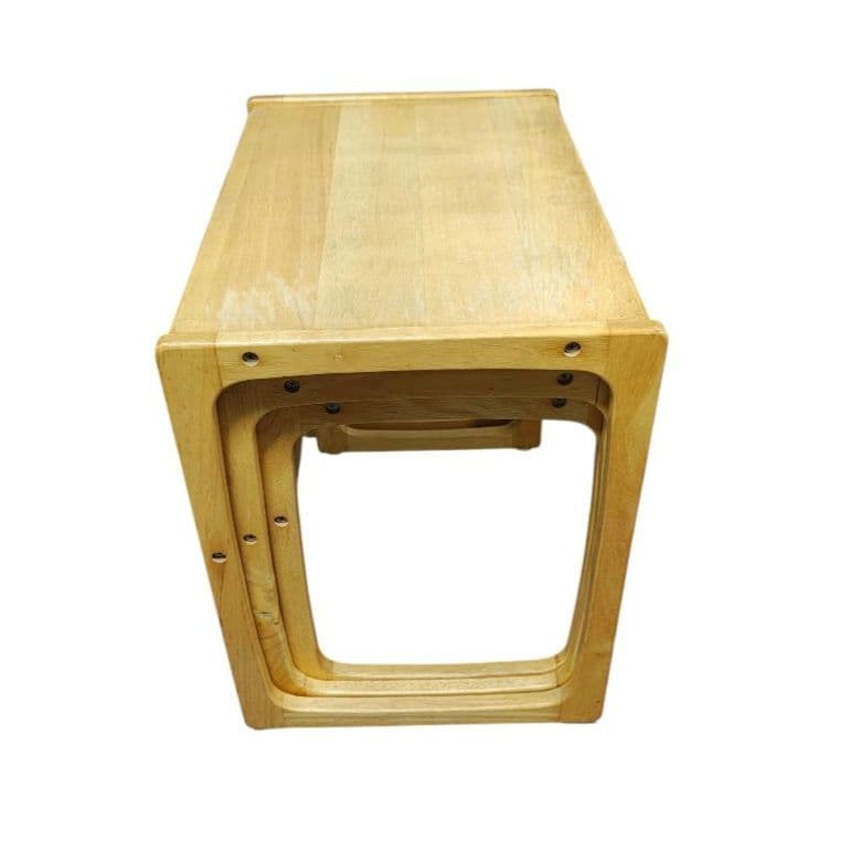 木製 ネストテーブル/花台/飾り台　大中小セット