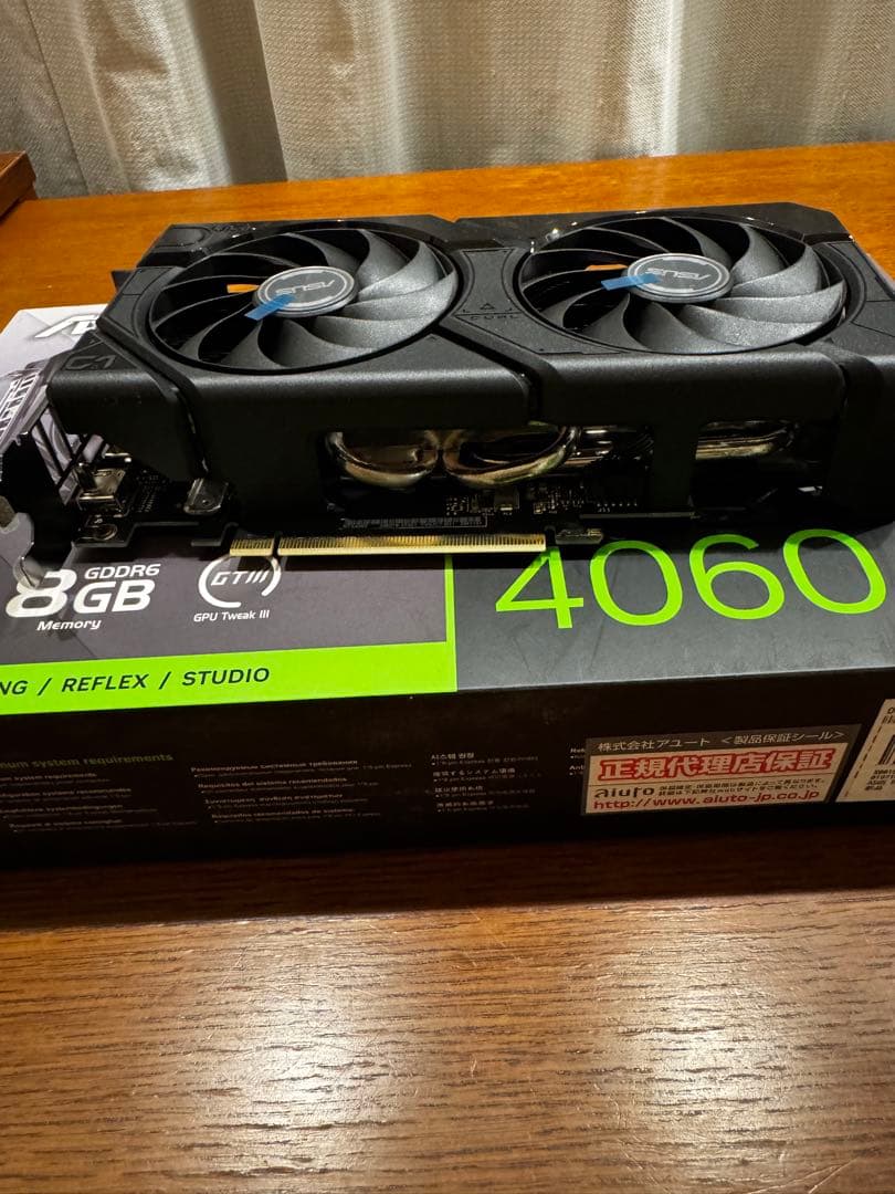 グラフィックボード・グラボ・ビデオカード ASUS DUAL GeForce RTX 4060OC 8GB