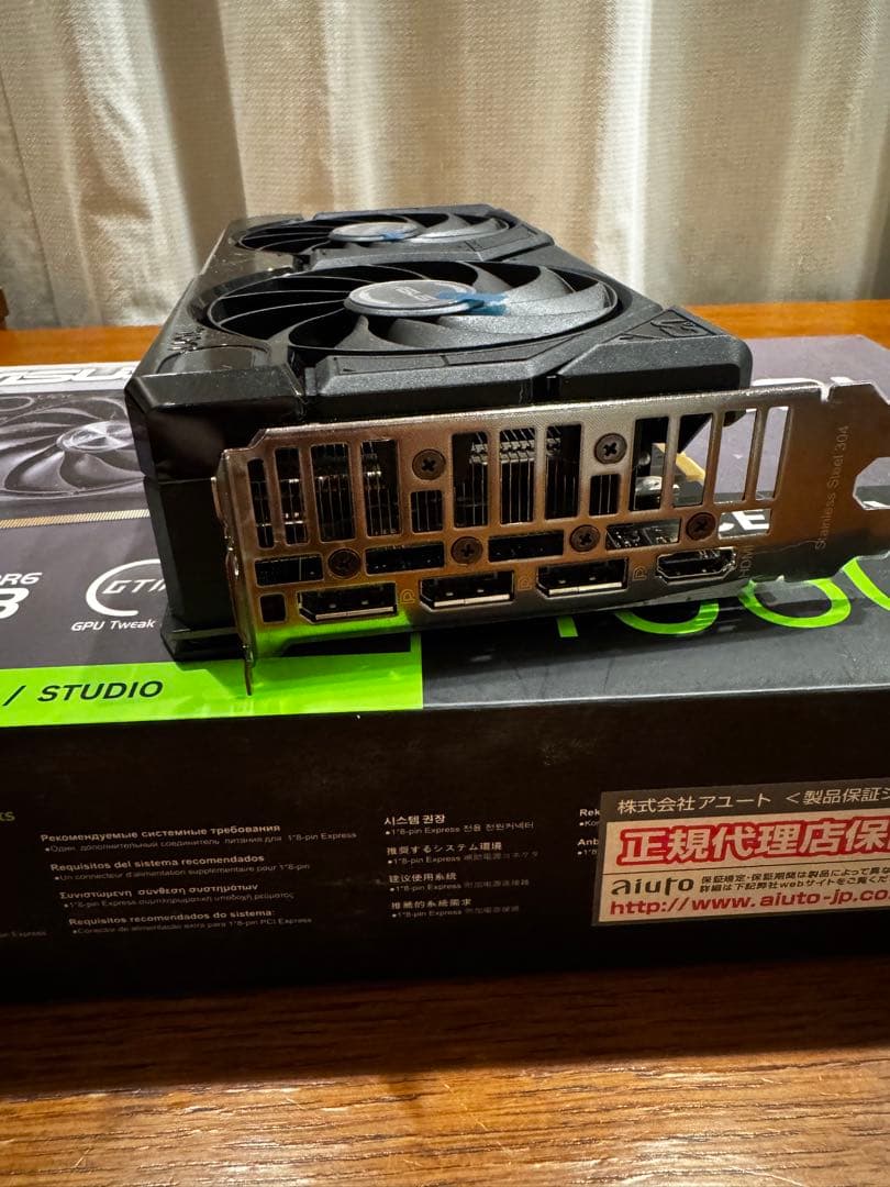 グラフィックボード・グラボ・ビデオカード ASUS DUAL GeForce RTX 4060OC 8GB