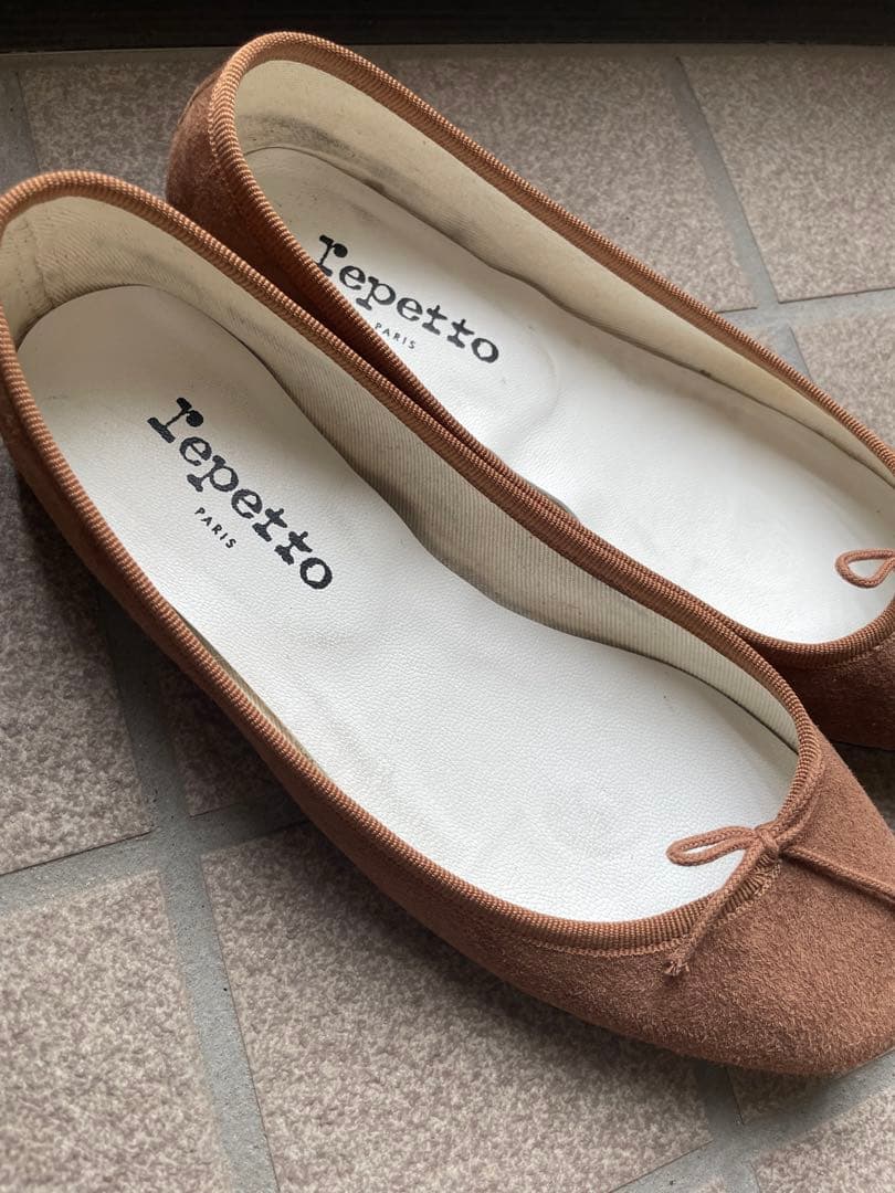 レペット　スウェード バレエシューズ