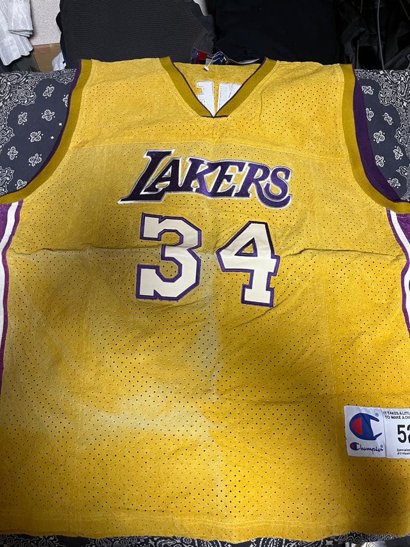 専用SHAQUILLE O'NEAL 34 LAKERS ユニフォーム