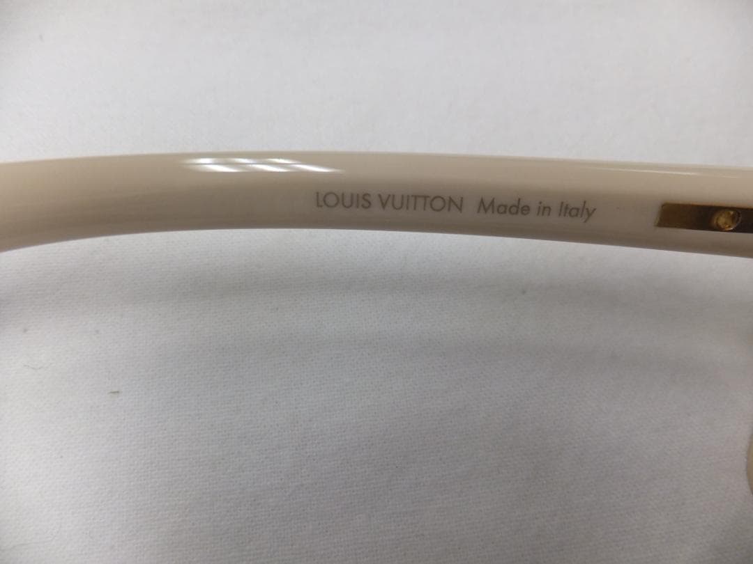 ルイヴィトン　フロール カレ サングラス ライトベージュ スモーク Z0392E