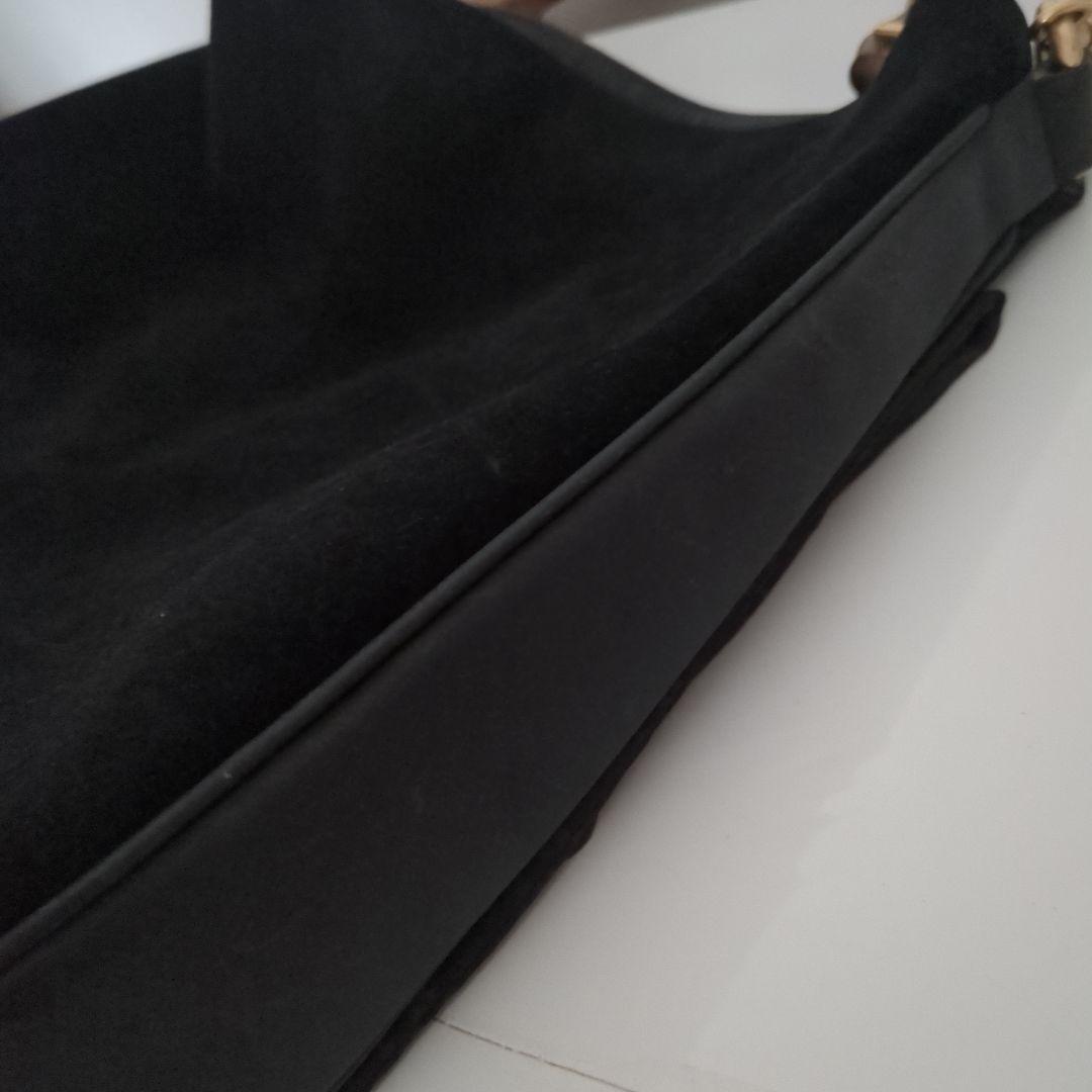 GUCCI　バンブー　ショルダーバック　スエード