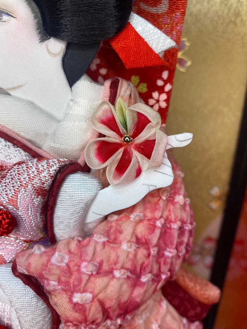 羽子板ガラスケース８号・コンパクトサイズ　間口約２４×奥行約１８×高さ約４０㎝