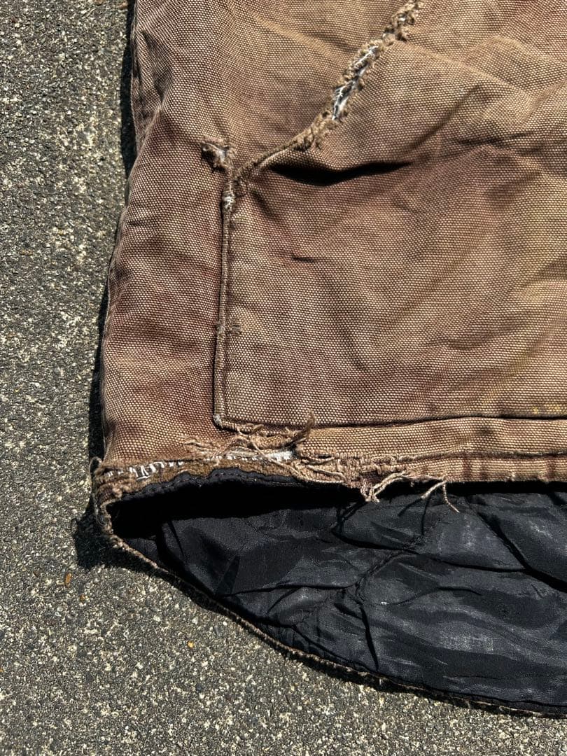 【激レア】90s USA製Carhartt カーハート ダックベスト フェード