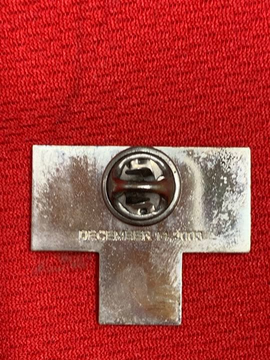 日付刻印 第24回トヨタカップ決勝ピンズ 非売品 希少品