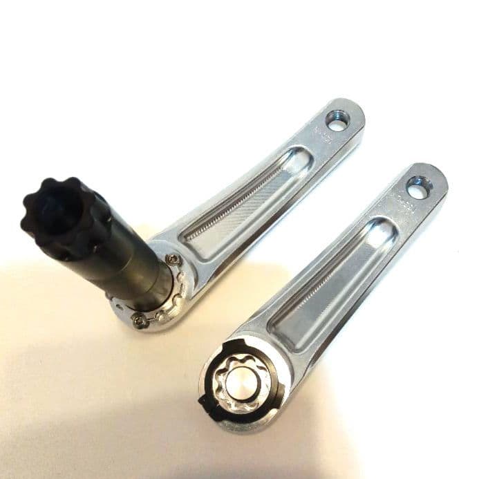 (美品✨)FORMOSA MTBクランクアーム アルミ製 シルバー155mm