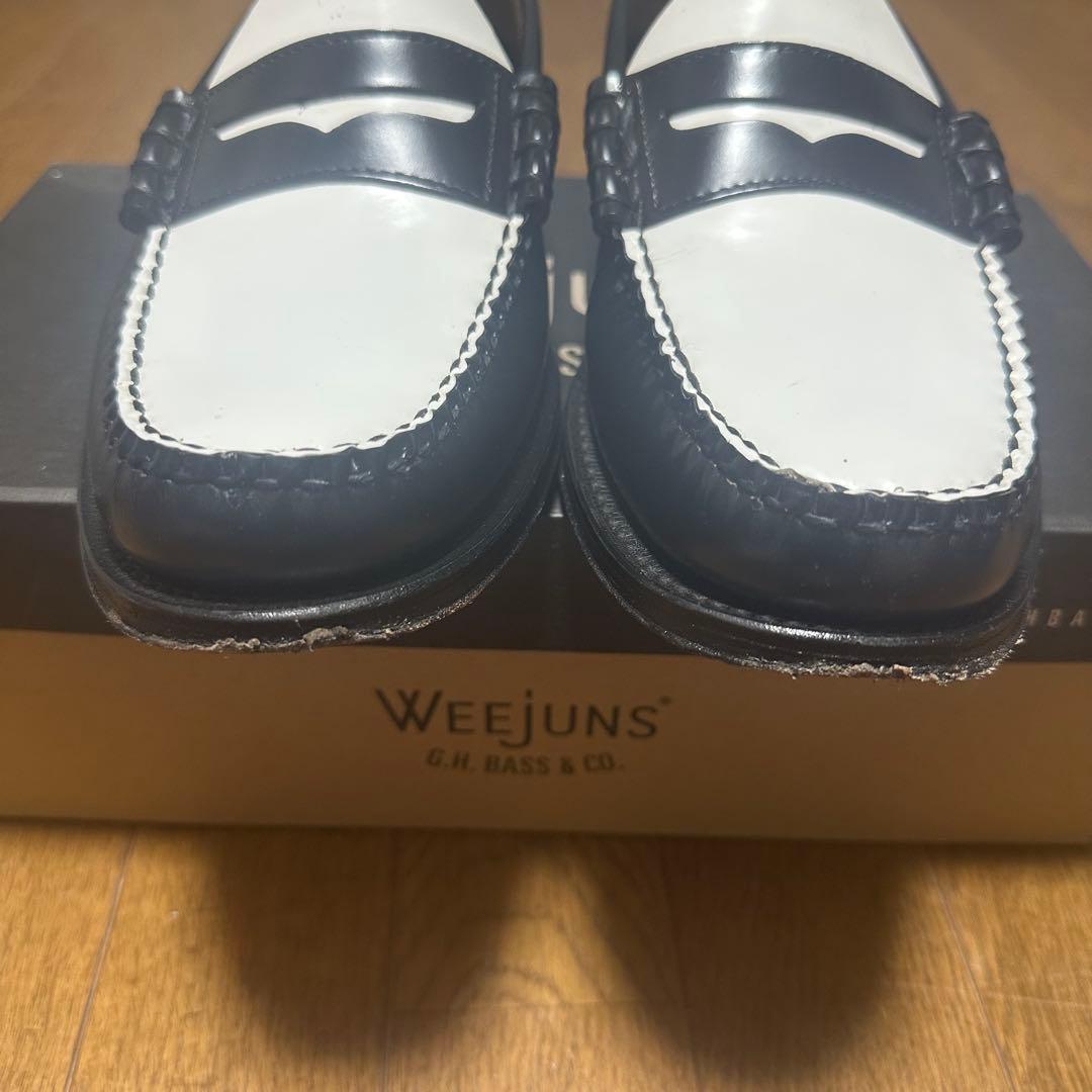 【人気】G.H. BASS LARSON ローファー UK8.5 バイカラー