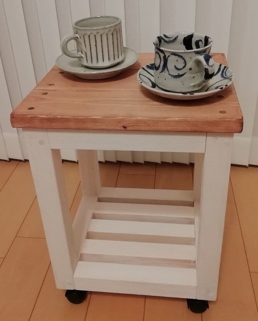 キャリアローテーブル/センターテーブル/メープル【送料無料】