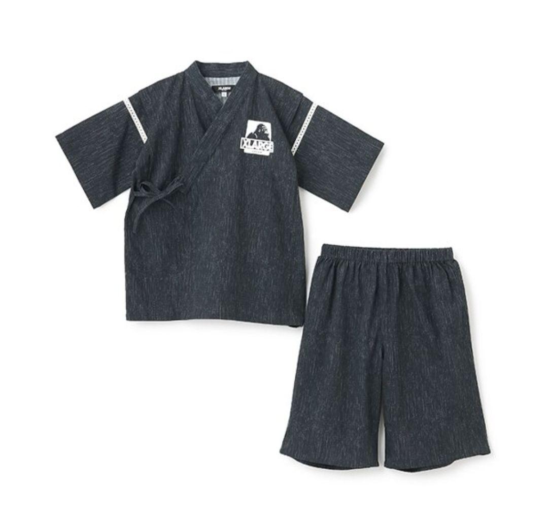 新品未使用 M100cm~110cm エクストララージキッズ 甚平 OGゴリラ