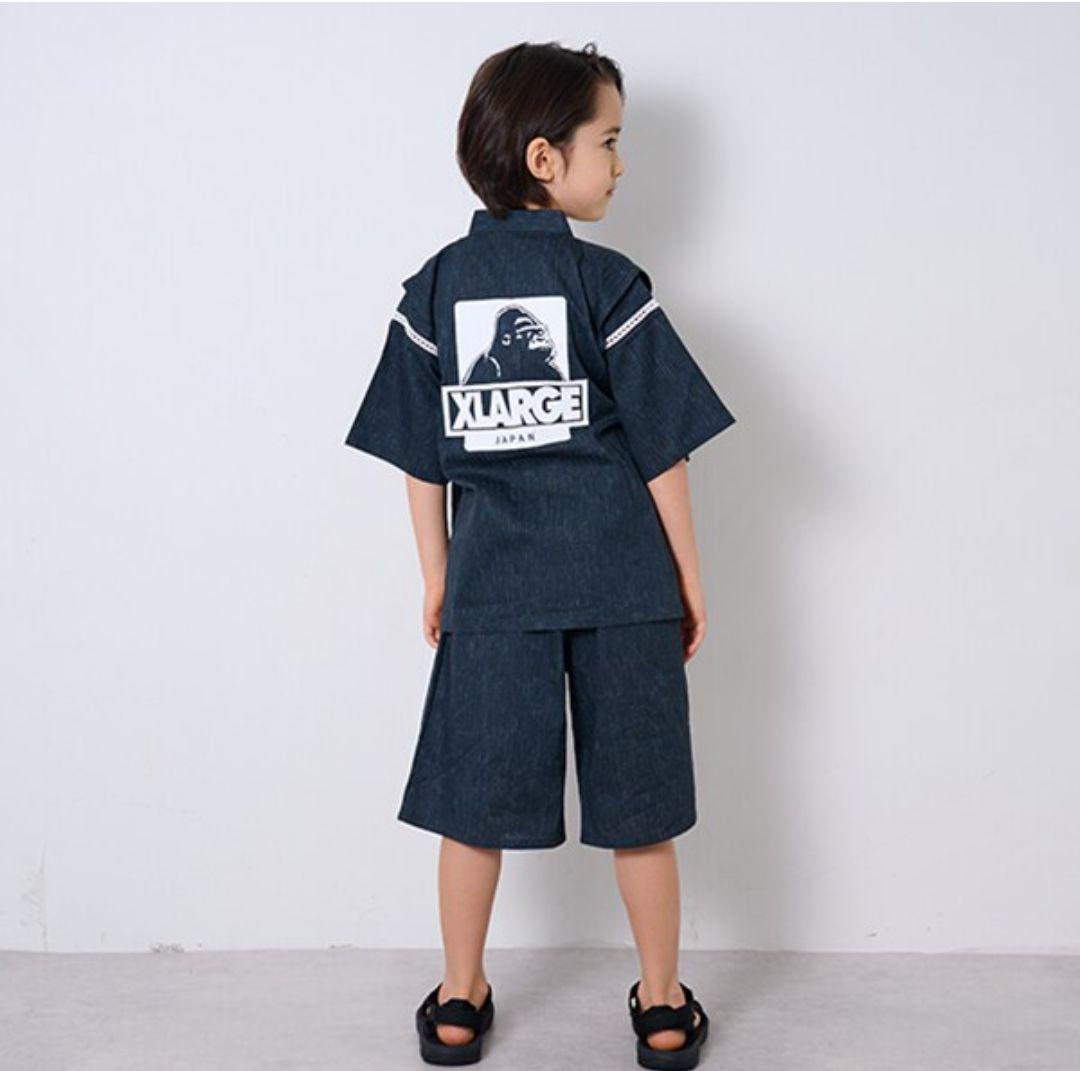 新品未使用 M100cm~110cm エクストララージキッズ 甚平 OGゴリラ