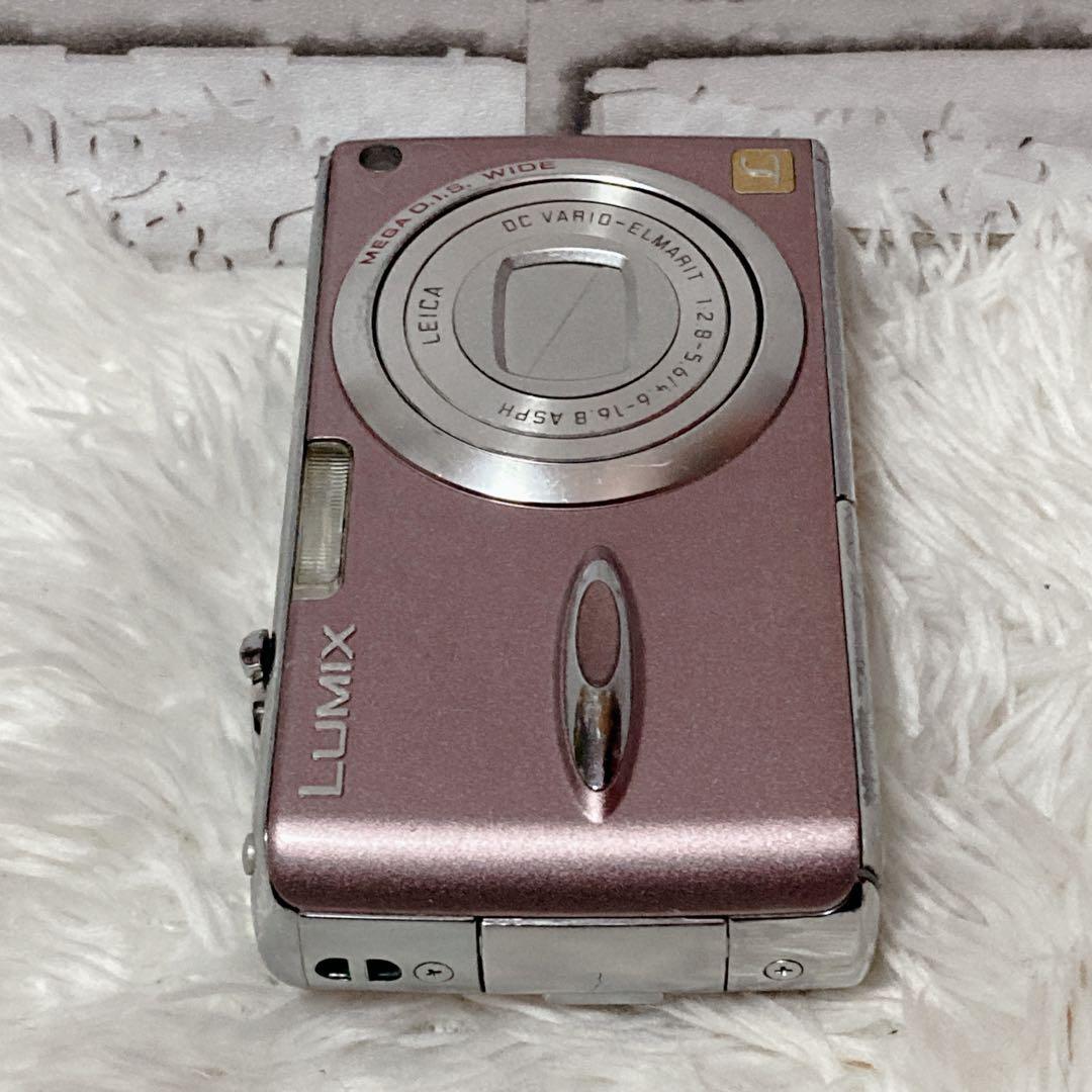 【極美品】Panasonic DMC-FX01 デジタルカメラ 充電器付 ピンク
