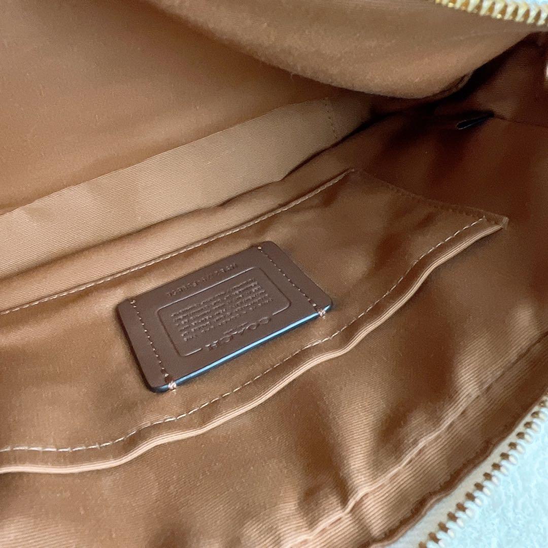 美品☆COACHコーチ 2wayショルダーカメラバッグ レザー ラージサイズ