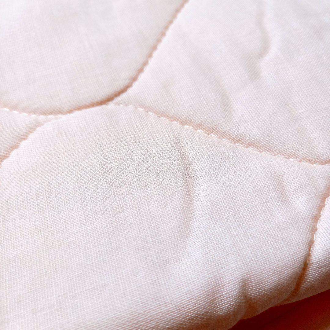 専用★ 和晒しガーゼ ピンク キルティング 敷きパッド2枚