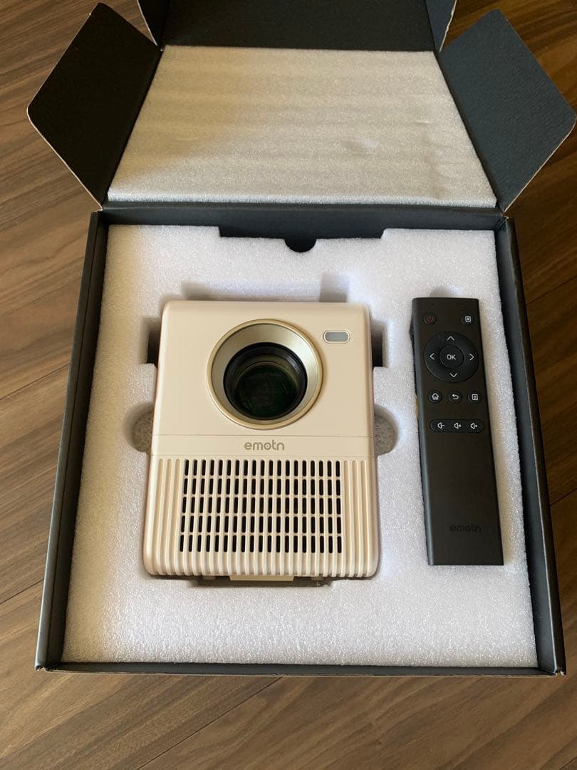 emotn h1 プロジェクター本体 フルセット ホワイト ほぼ未使用