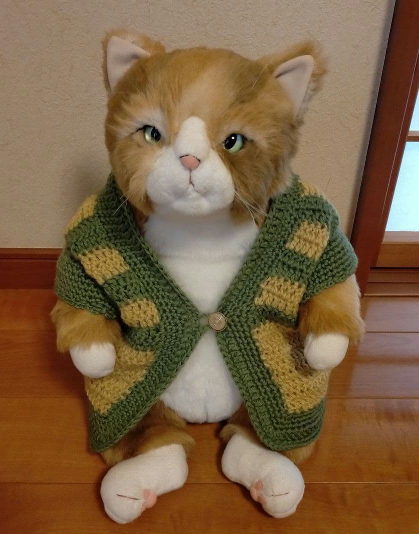 カドリー cuddlyわさ美 Wasabi 「手編みのカーディガン付き」