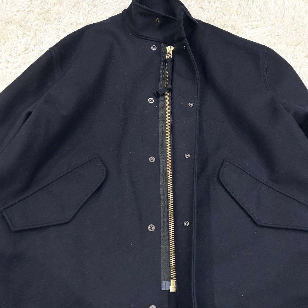 美品 23AW Spick & Span メルトンM-65 フィールドコート M