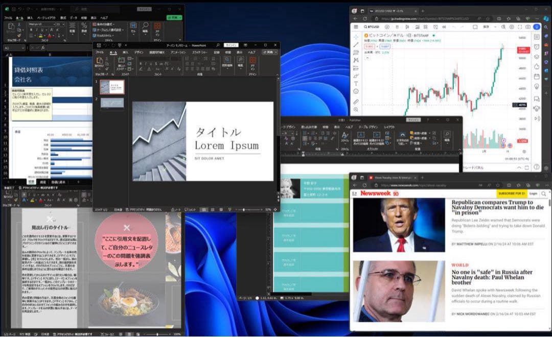 Office2024年 MacBook Pro 13 Windows11