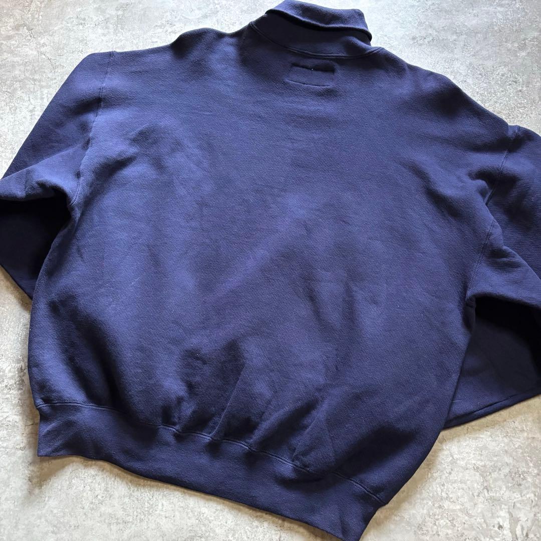 色味最高90s RUSSELLラッセル スウェット タートル ネイビー USA製