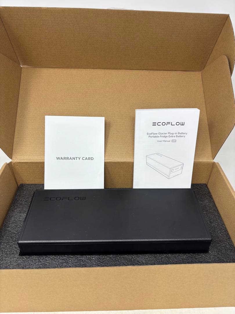 EcoFlow GLACIER専用ポータブル冷蔵庫バッテリー 298Wh容量