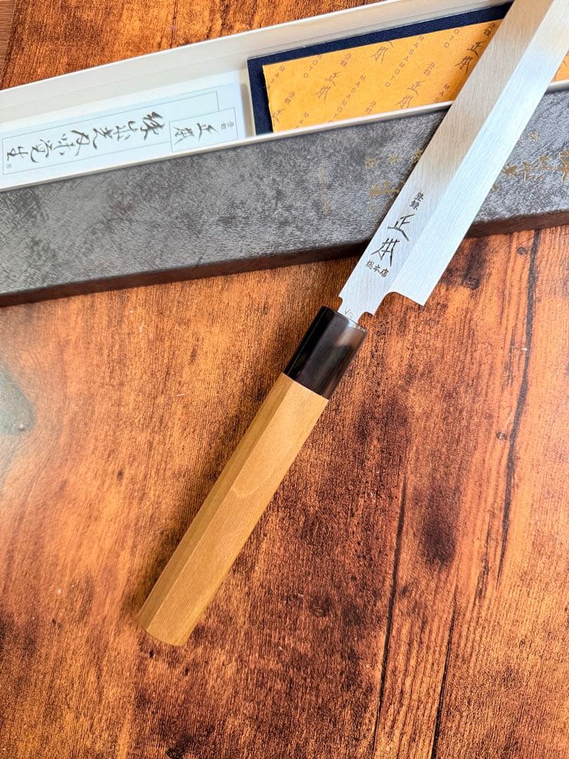 正本総本店　フグ引き　包丁　尺　コバルト鋼
