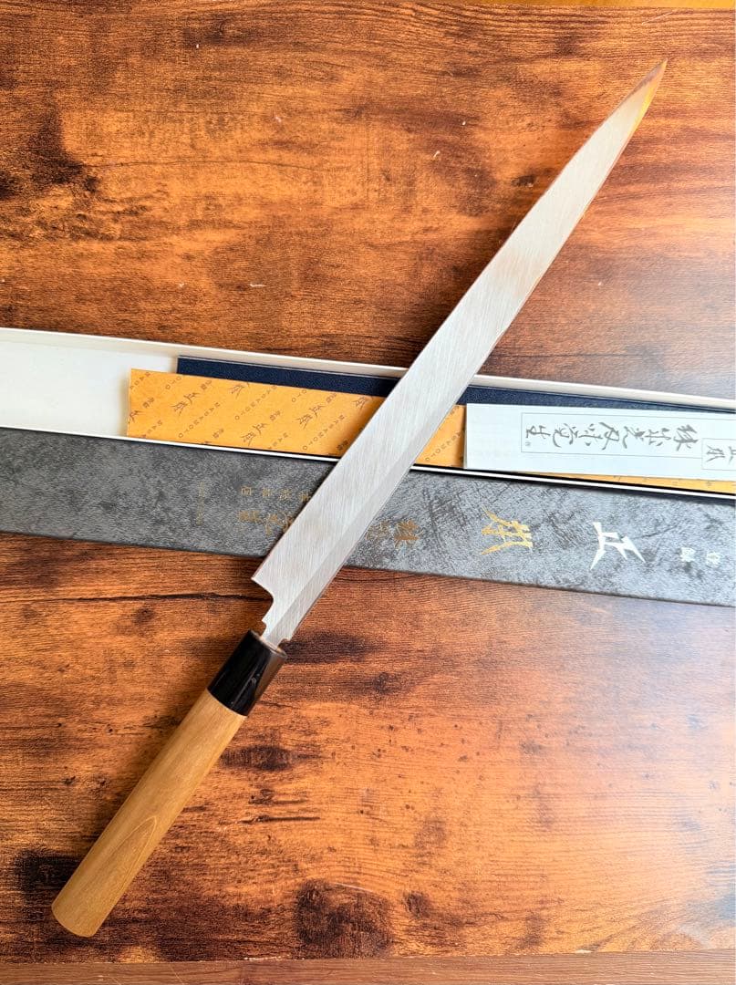 正本総本店　フグ引き　包丁　尺　コバルト鋼