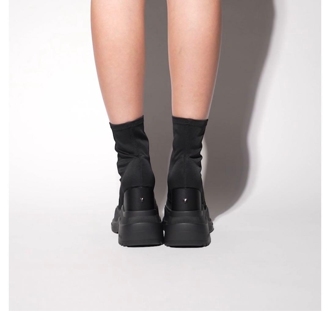 美品【YELLO】 DOUBLE SNEAKER SHORT BOOTS ブーツ