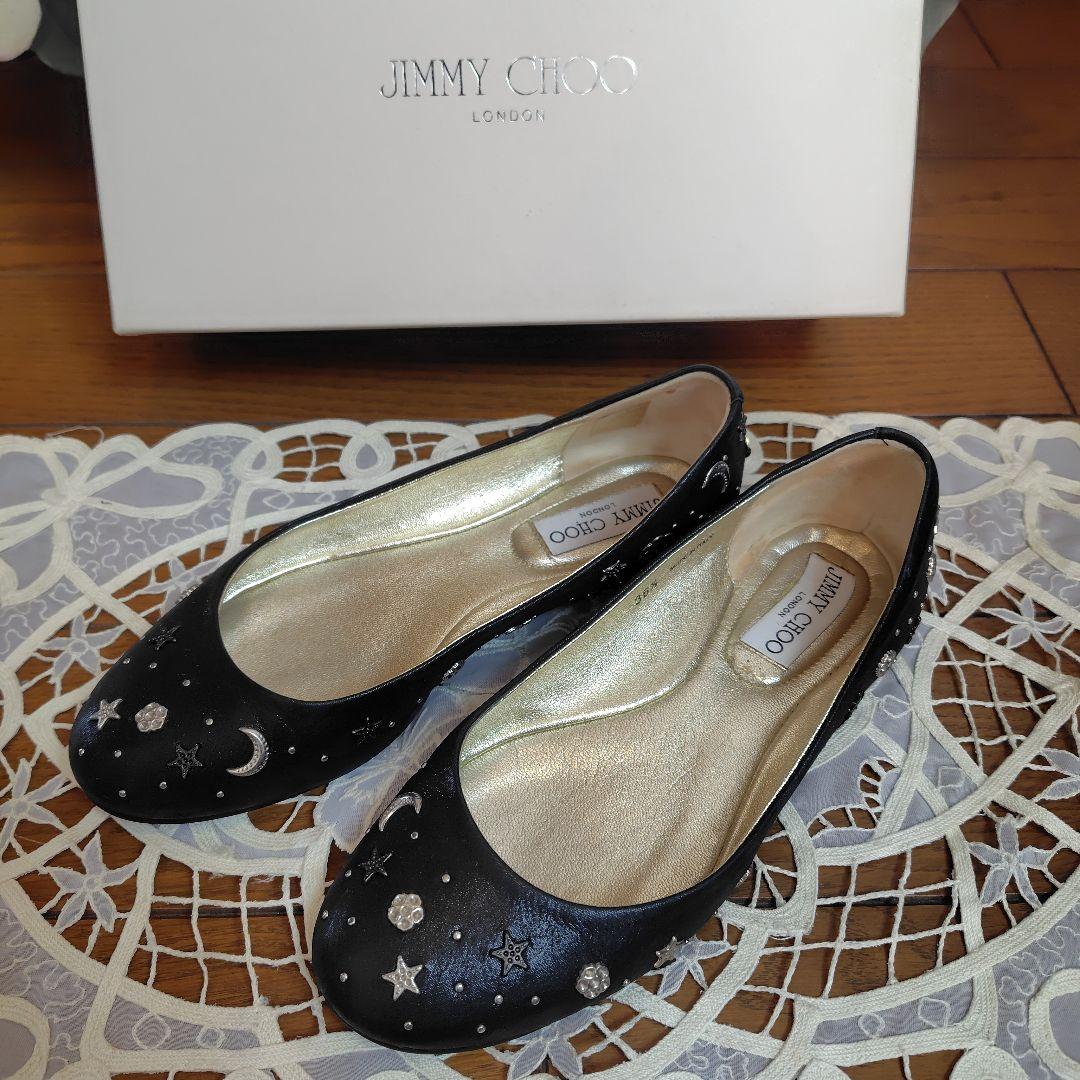 【美品】ジミーチュー　フラットシューズ　Size36.5