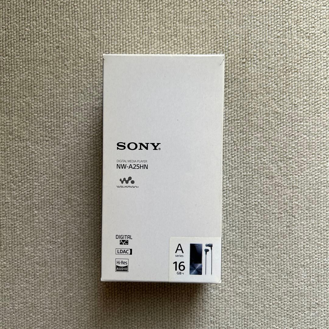 ウォークマン NW-A25 Bブラック SONY ソニー　カバー付き