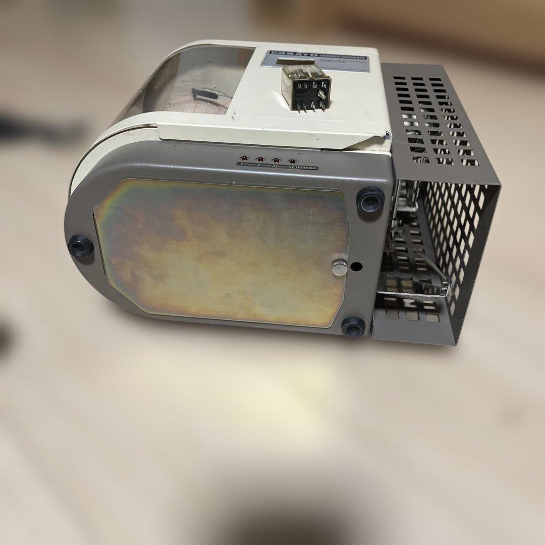 SATO 記録計　アナログ　温度記録計