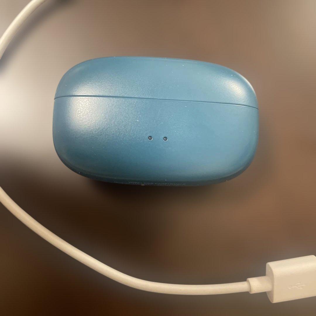 ひろ　victor ワイヤレスイヤホン HA-NP1T ティールブルー