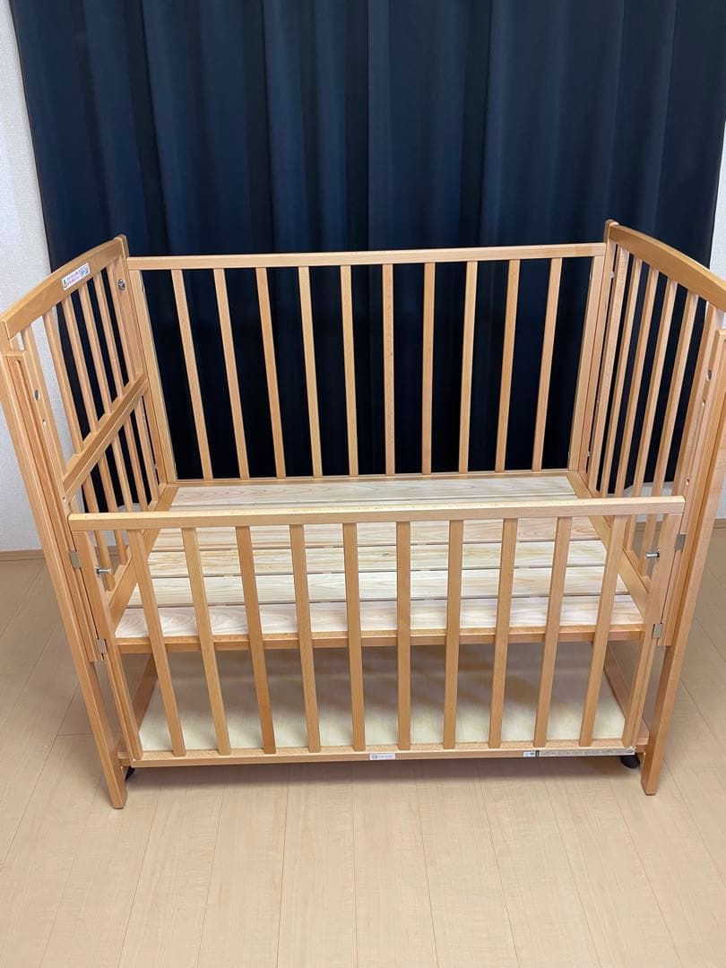 ヤマサキ ツーオープン ベビーベッド レギュラー